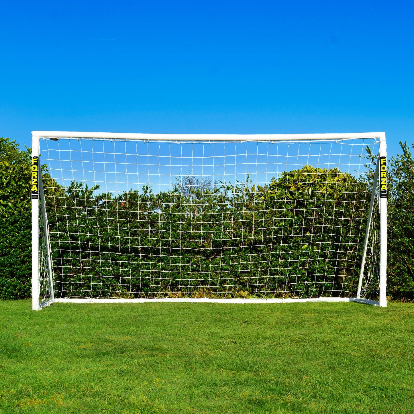 - FORZA 12ft x 6ft Football Goal | All Weather uPVC Garden Goals –