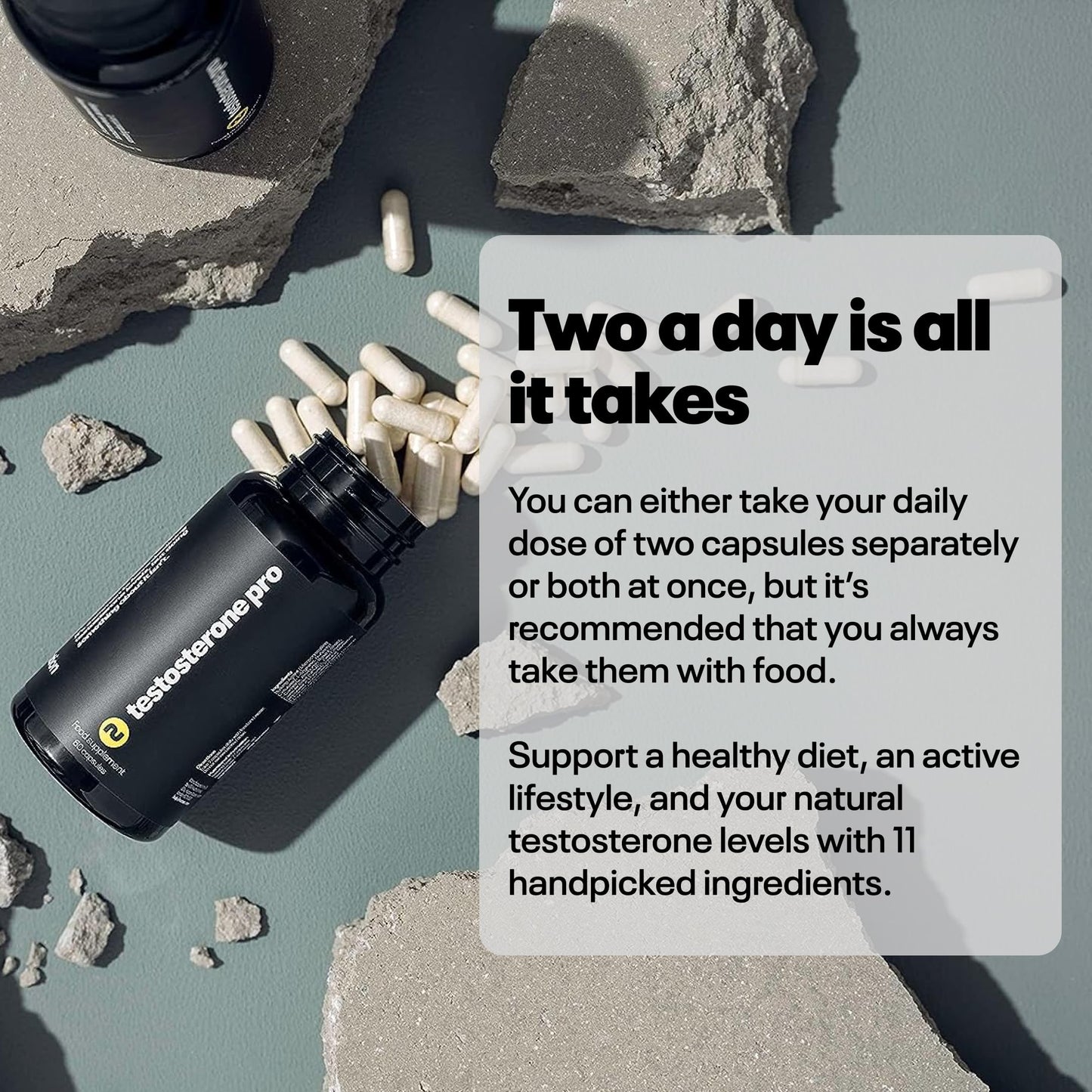 - Numan Testosterone Pro | Maca Root, Tribulus Terrestris, Zinc, Ginseng - Testosterone Supplements for Men -