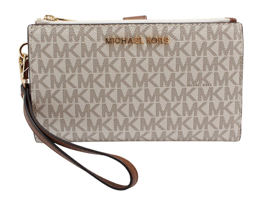 - Michael Kors Jet Set Travel Double Zip Wristlet -
