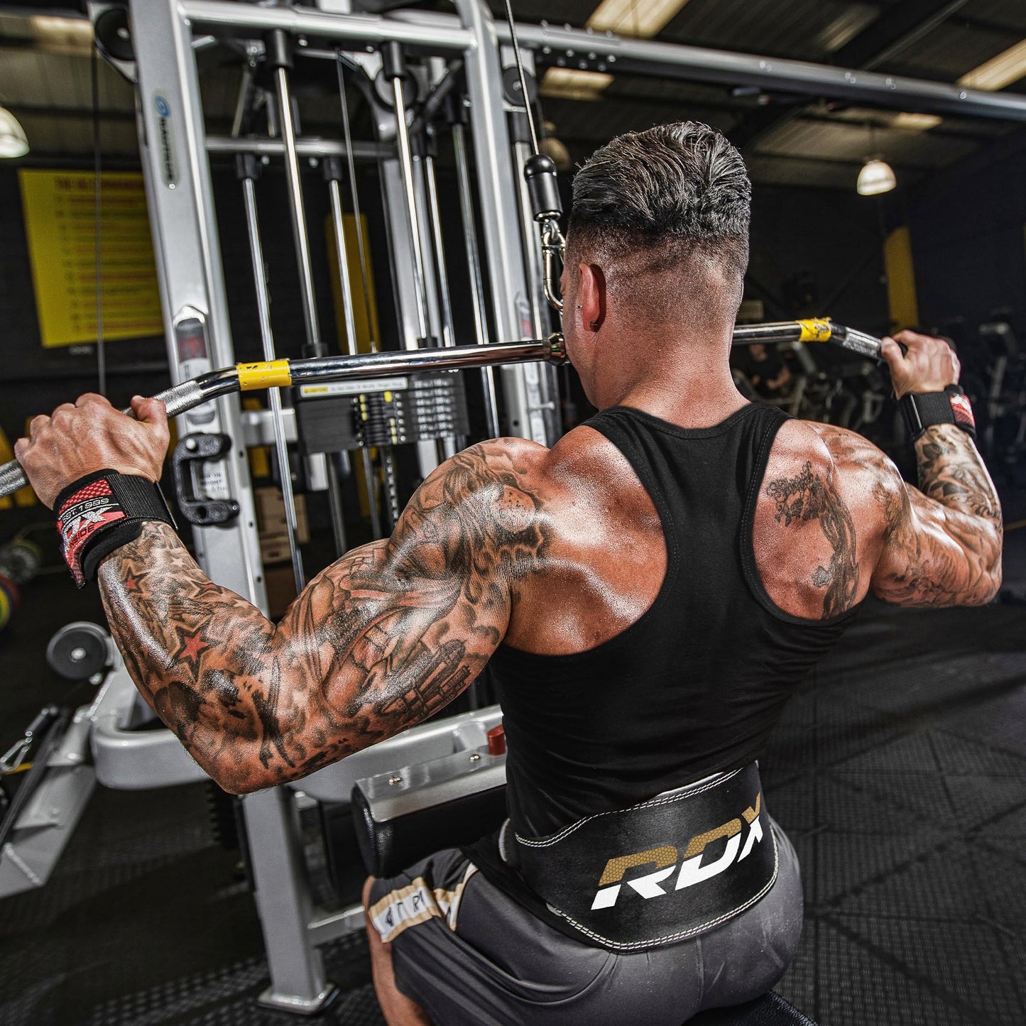 - RDX Weight Lifting Belt for Fitness | Gym | Adjustable Leather Belt -