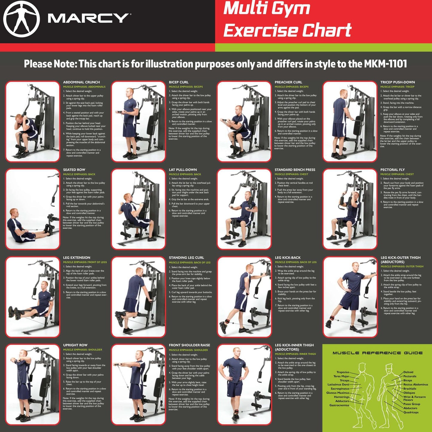 - Marcy Club MKM-1101 Home Multi Gym 54 kg Stack -