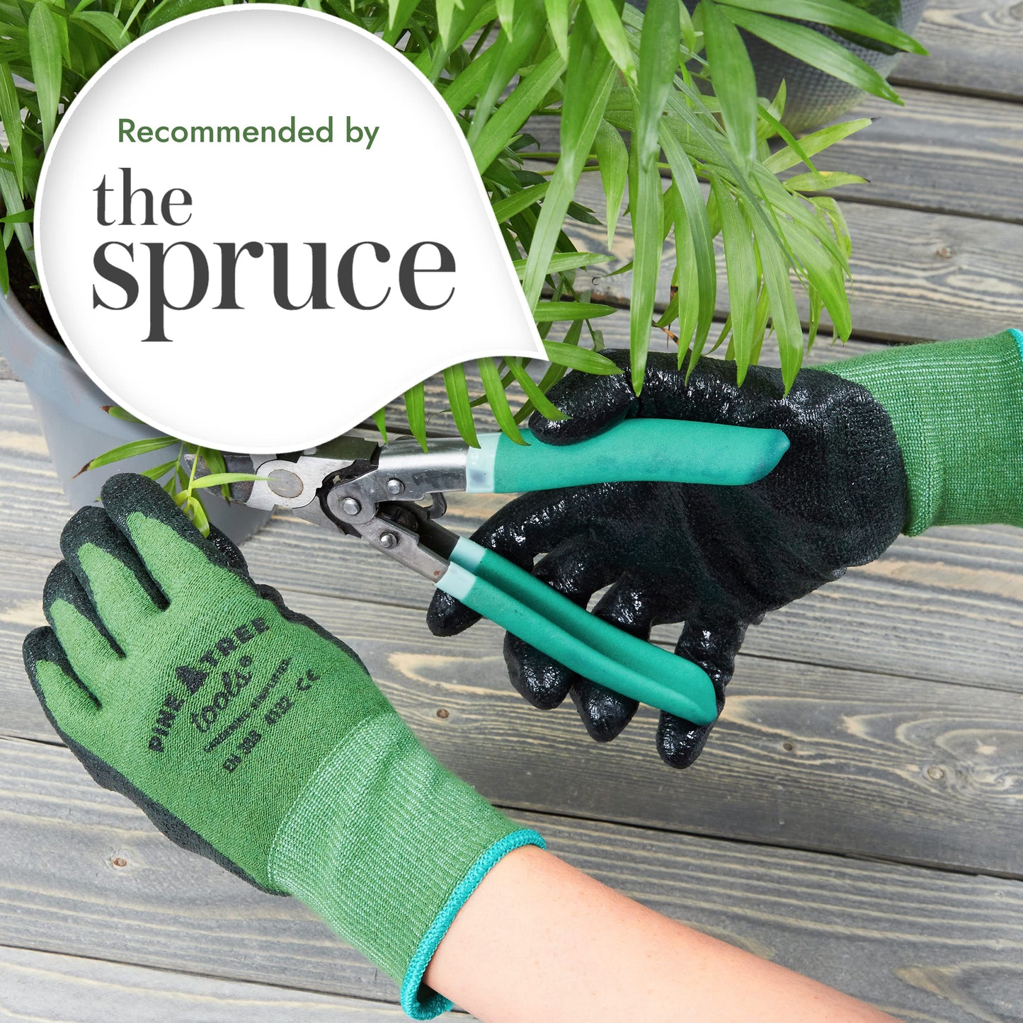 - Pine Tree Tools Gardening Gloves | Bamboo Made | Mesh Type -
