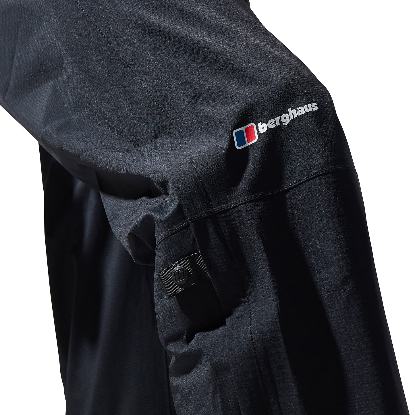 Berghaus Men's Paclite Gore-Tex Waterproof Overtrousers | Lightweight | Durable, Black, M Regular (31 Inches)