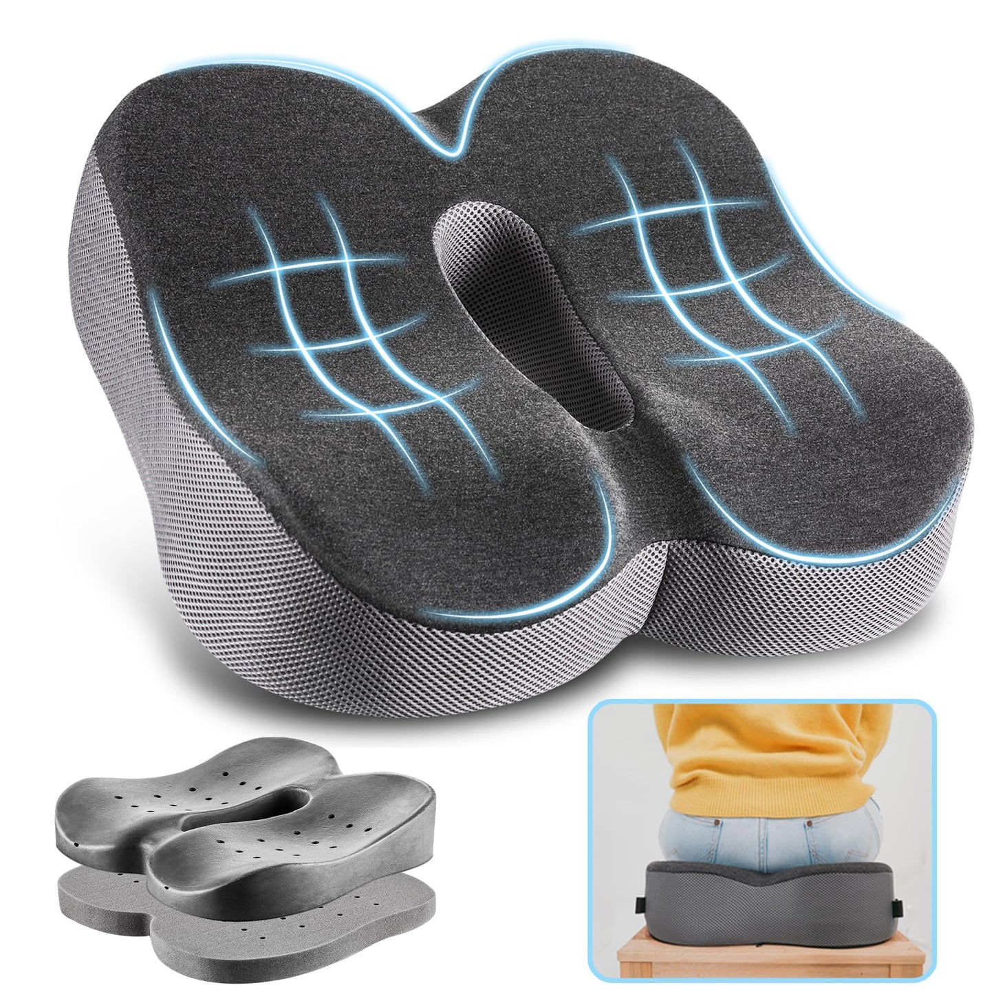 - Elviros Seat Chair Cushion -