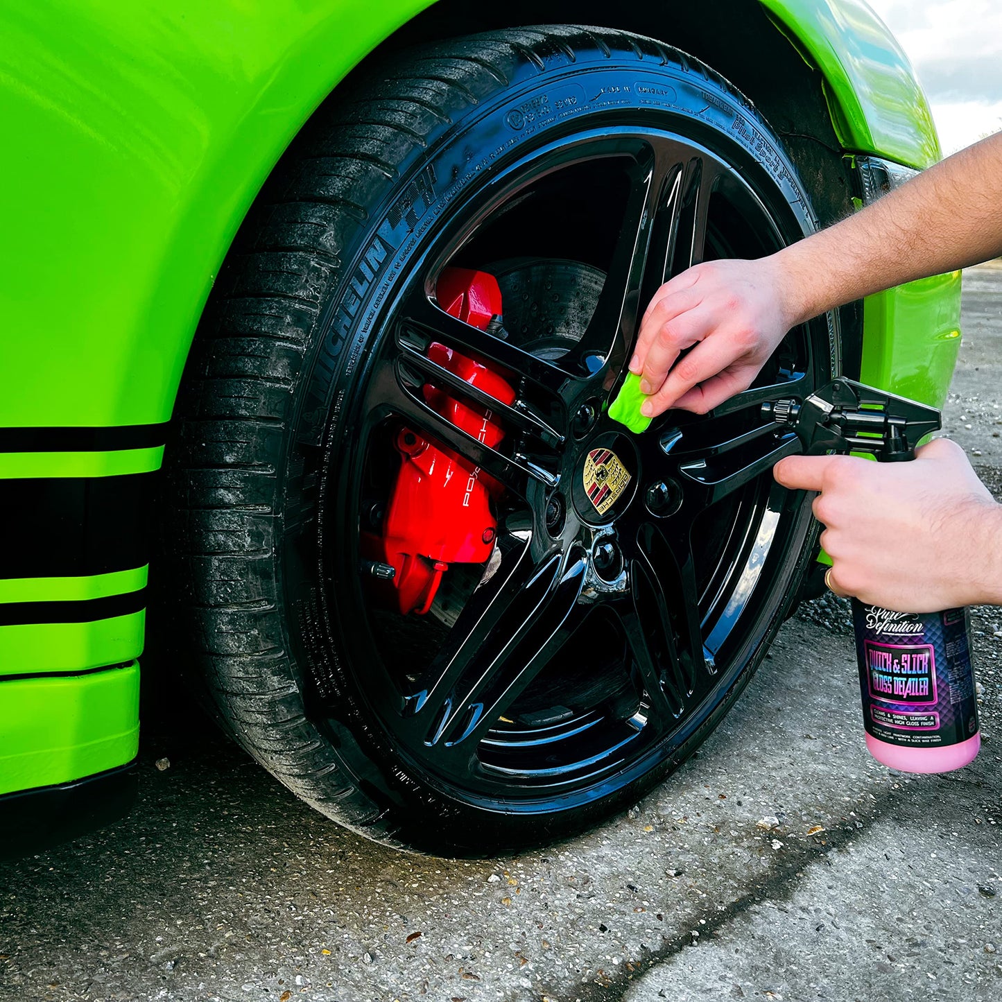 Car Detailing Kit Full Exterior Interior Vehicle Cleaning Washing Polish Wax Wheel Clay (Complete Detailing Kit)