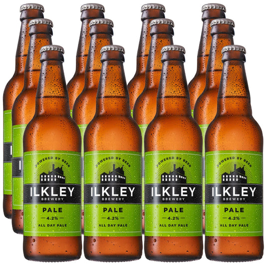 - Ilkley Brewery Pale Ale 4.2% ABV | 12 x 500ml Bottles | Yorkshire Real Ale Craft Beer Case | The Sauvignon Blanc of Beer Refreshingly Crisp & Dry -