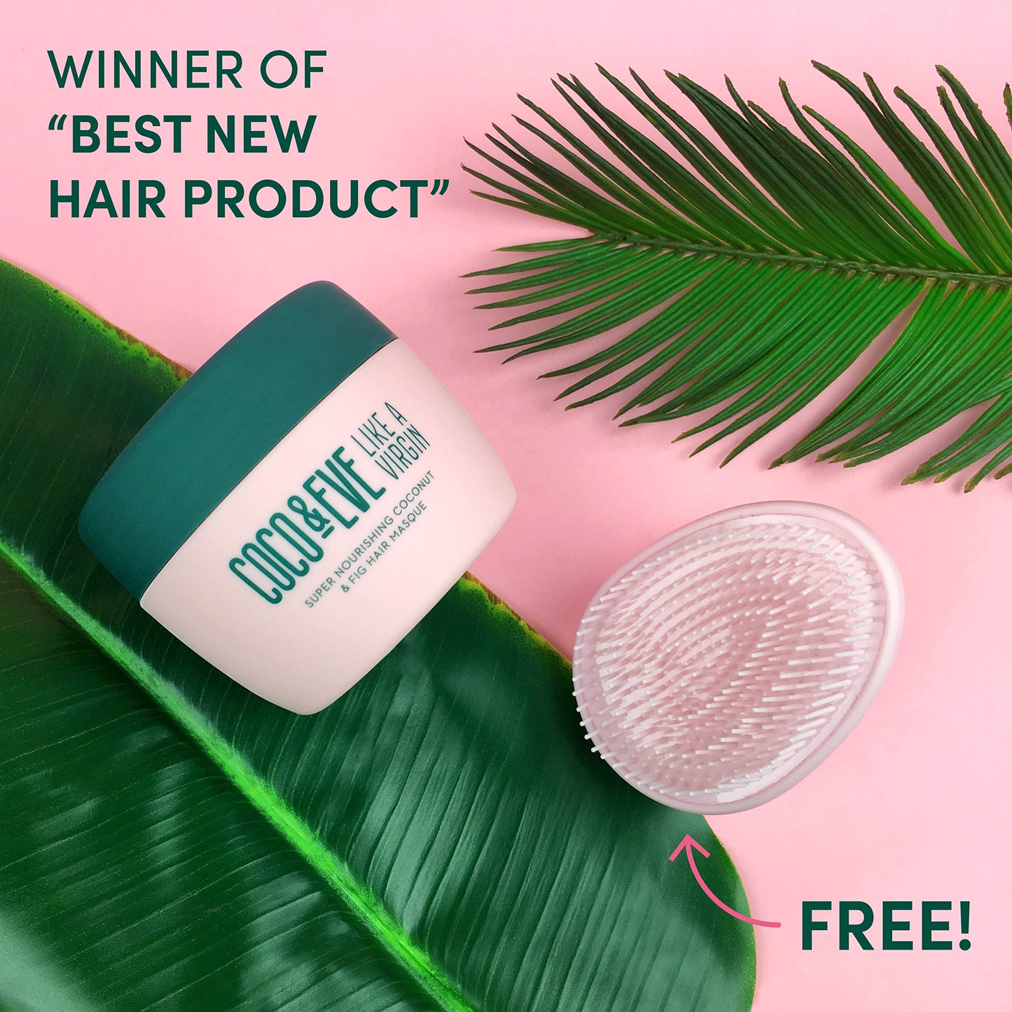 Coco & Eve That’s A Wrap Bundle. Hair Mask, Tangle Tamer and Microfibre Hair Towel Wrap for All Hair Types (212ml)