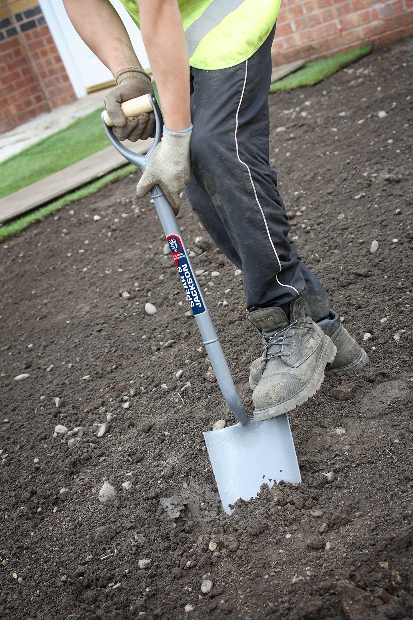 - Spear & Jackson 2000AC | MYD Steel Taper Shovel | Blue , Grey -
