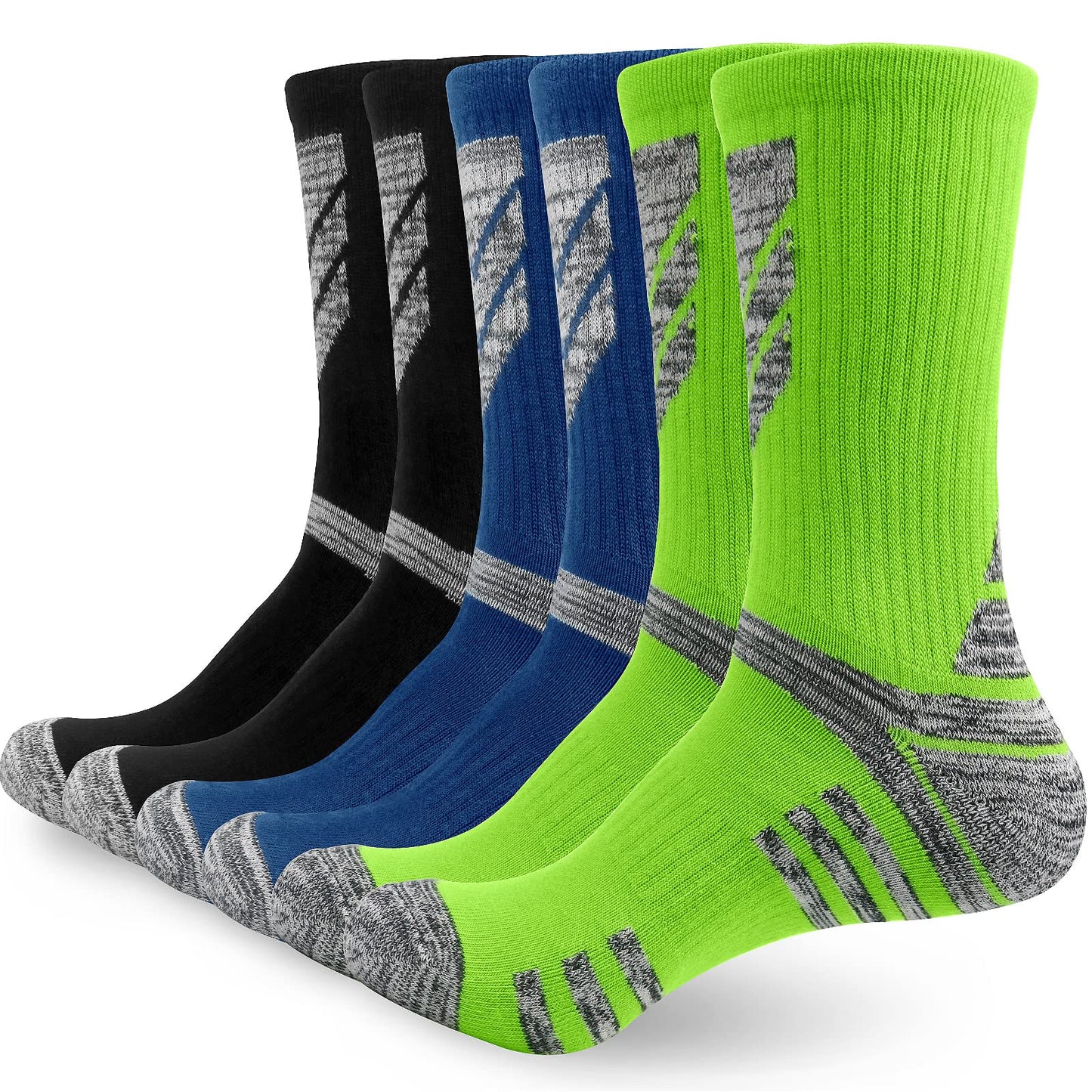 - Srclo | Wicking Breathable Cushion Anti Blister Casual Crew Socks | Multi Performance Hiking Walking -