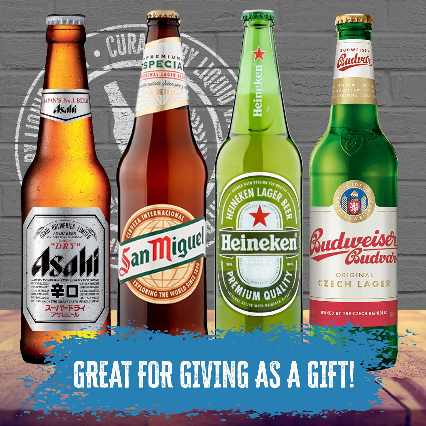 - World of Lager Gift Pack, 12 Bottle Mixed Case. A Variety of Favourite Lager Beers Including Sol, Corona, Madri and Holsten Pils