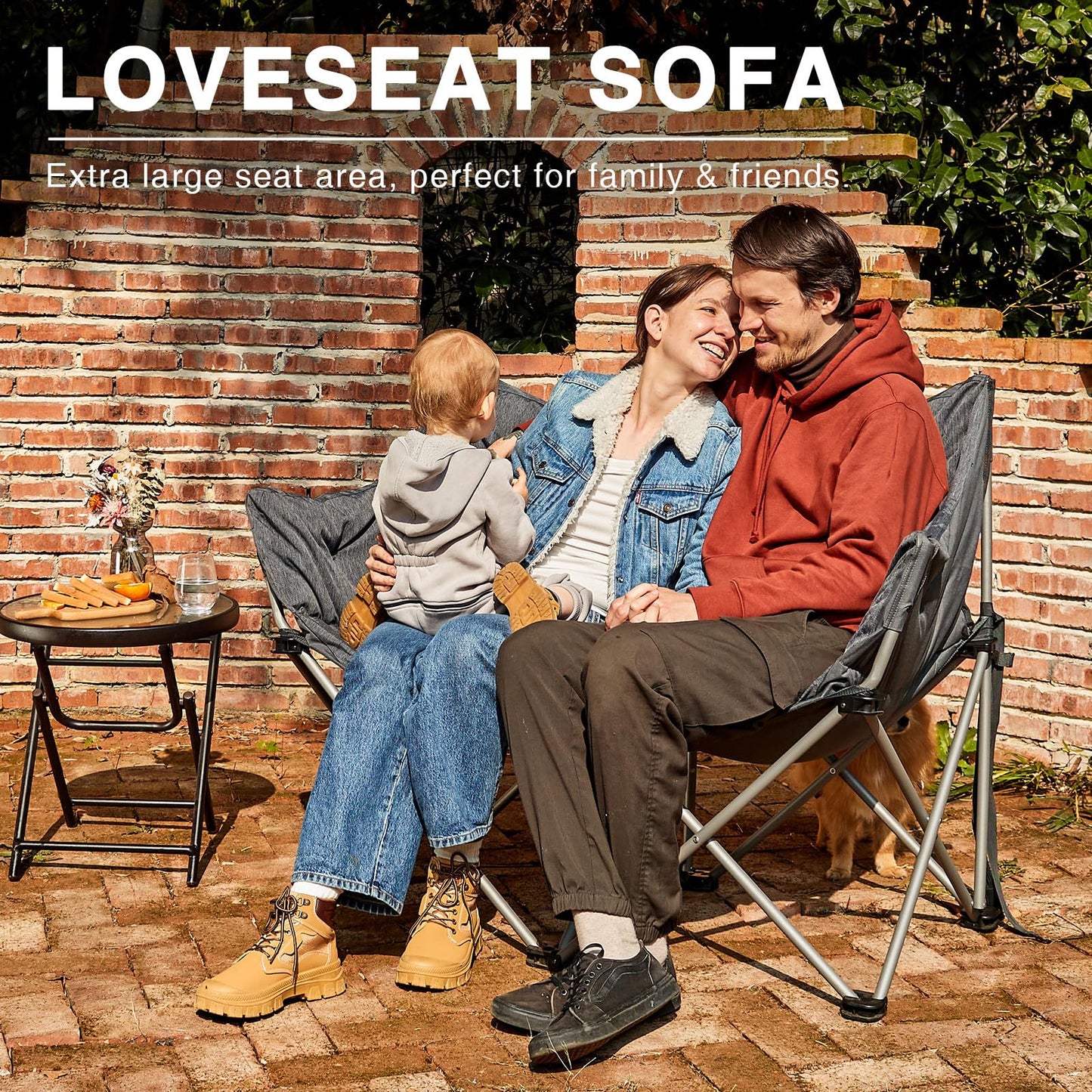 - EVER ADVANCED Camping Chair | Double -
