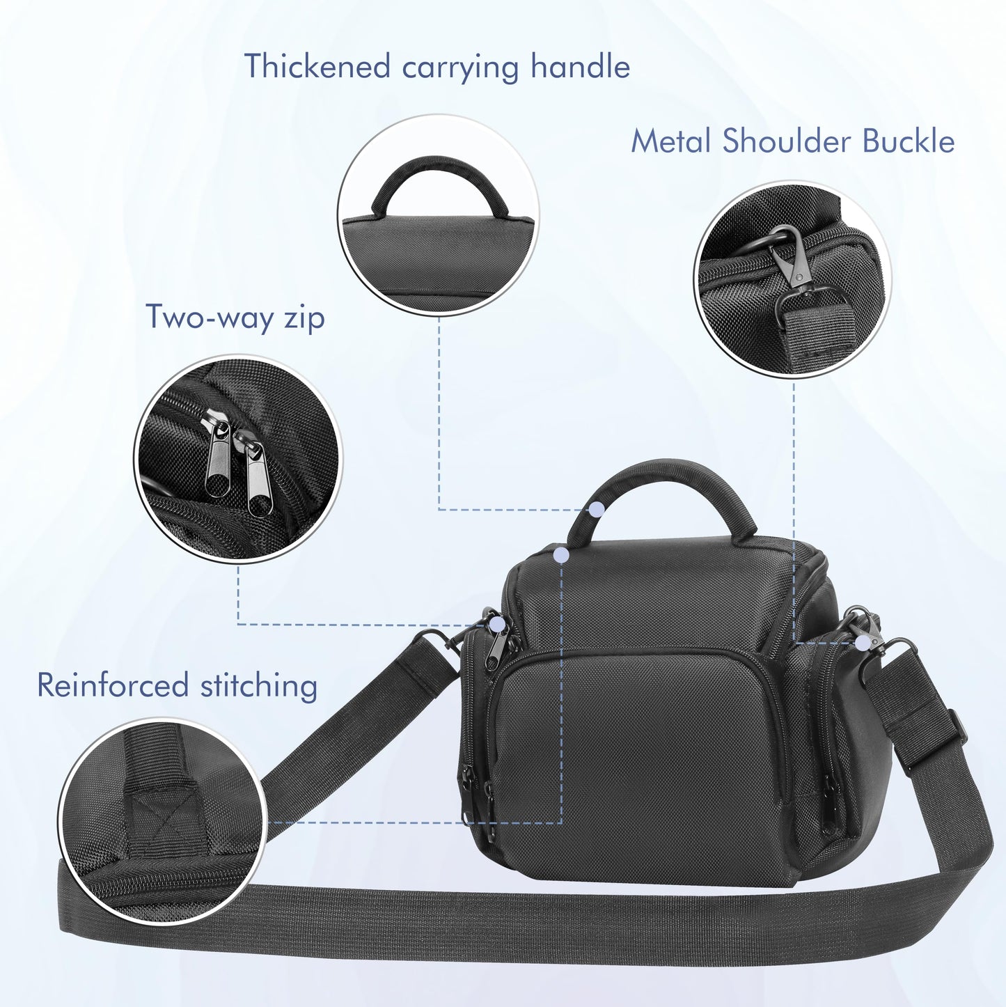 - SLR Cameras Case | Waterproof Shockproof DSLR Camera Single Bag -