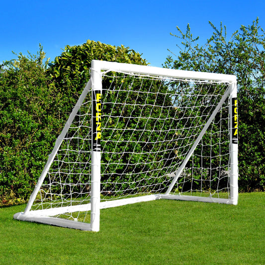 - FORZA Football Goal | 6ft x 4ft Kids Garden Goal with PVC Posts & Net | Optional Target Sheet, Ball & Bag (Goal) -