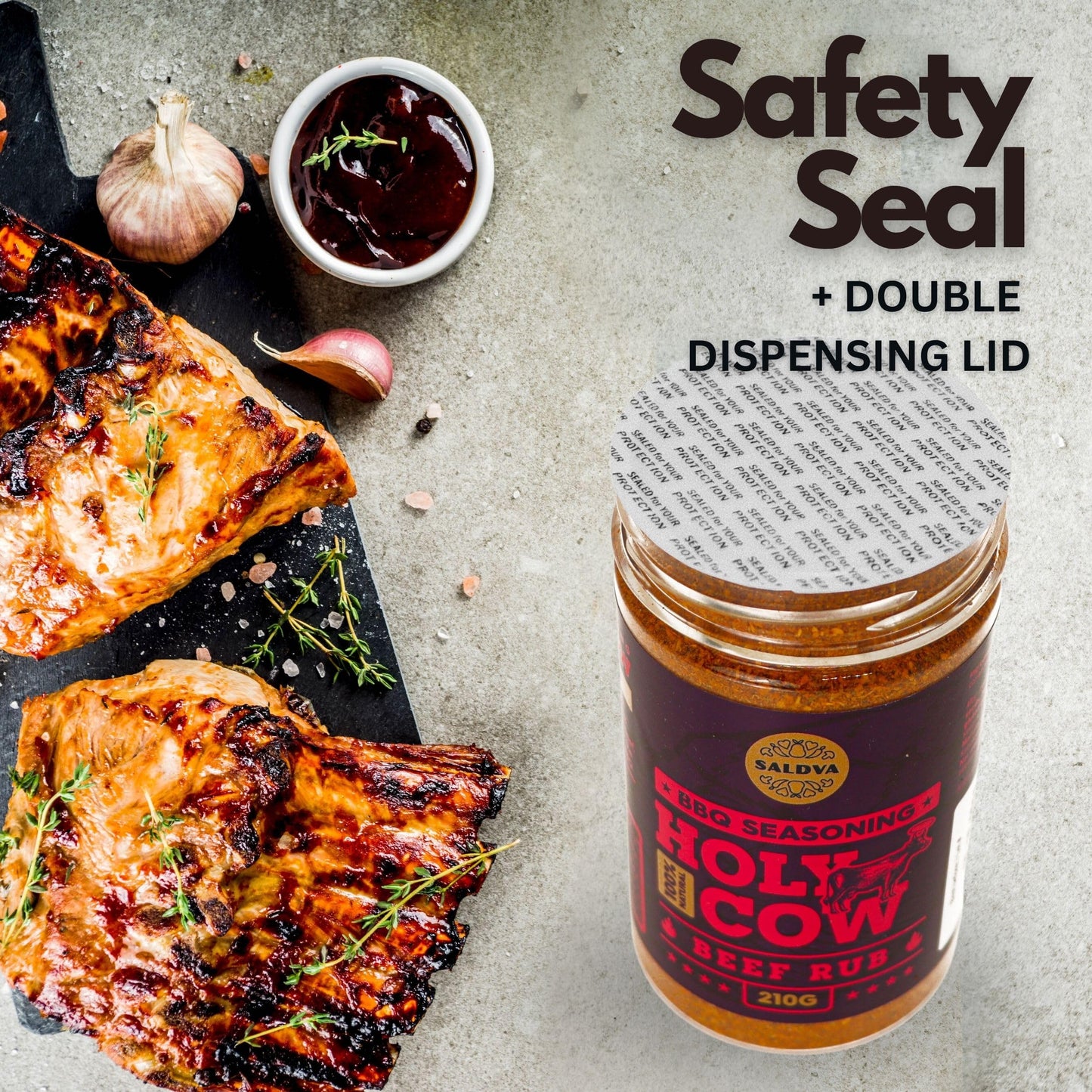 - Holy Cow BBQ Beef Rub | 100% Natural BBQ Seasoning | Packs Amazing Flavour Into Any Cut Of Beef -