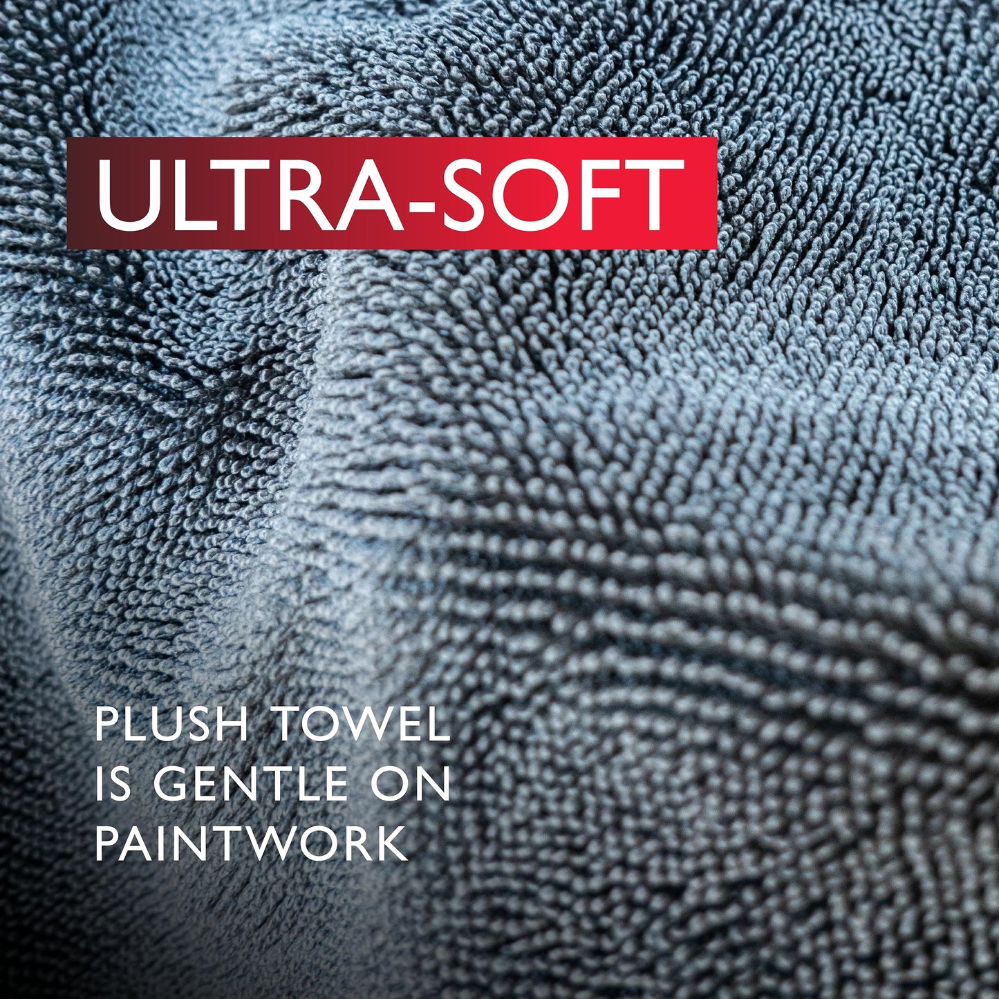Autoglym Ultra-Soft Drying Towel, Extra Large Car Drying Towel, Ultra-Absorbent Twisted Loop, Lint Free Finish