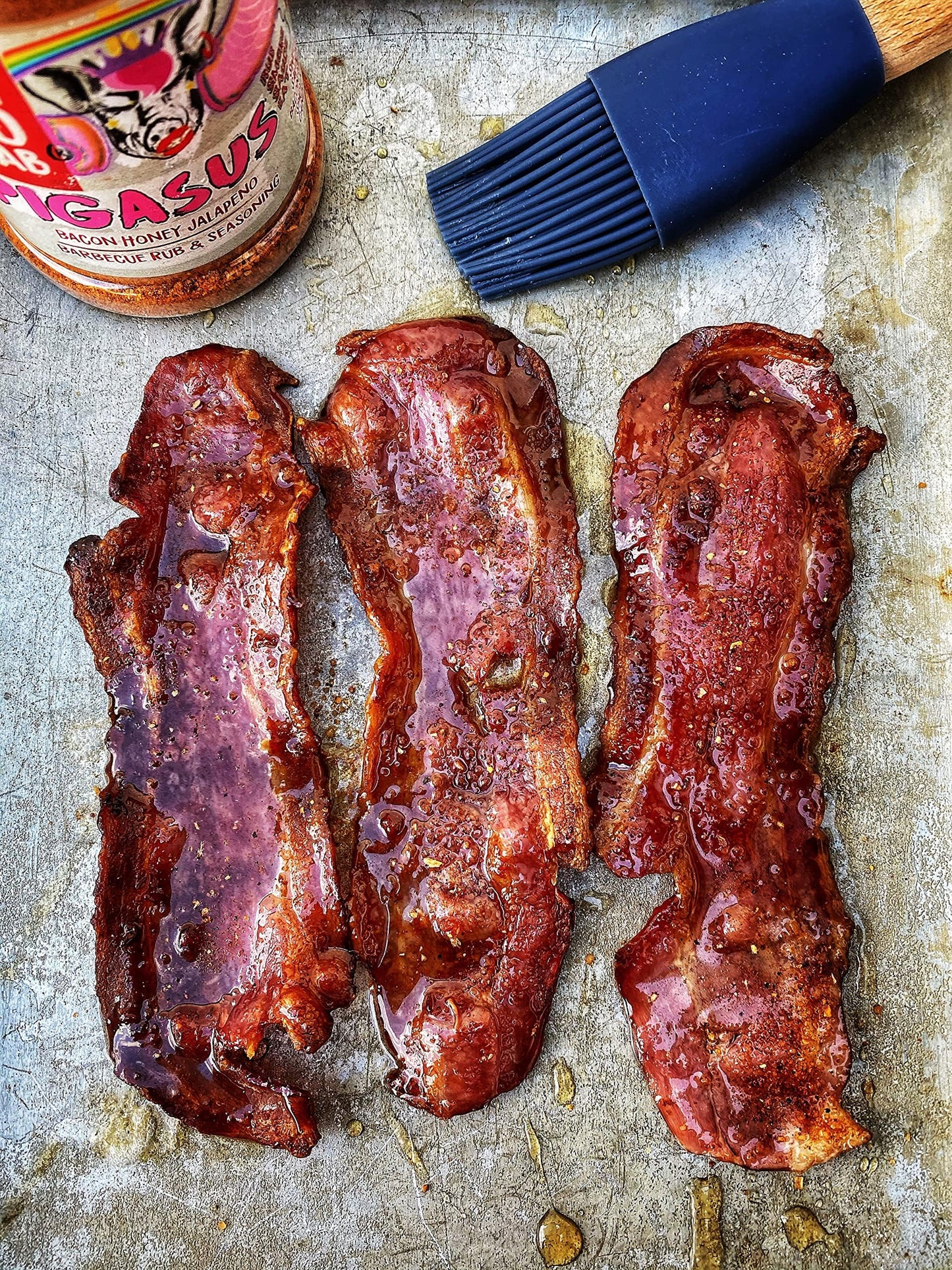 Angus & Oink Pigasus Bacon Honey Jalapeno Barbeque Rub & Seasoning | Perfect for Pork, Chicken, Chops & Chips | Ideal for Grilling, Smoking & Oven | 200g