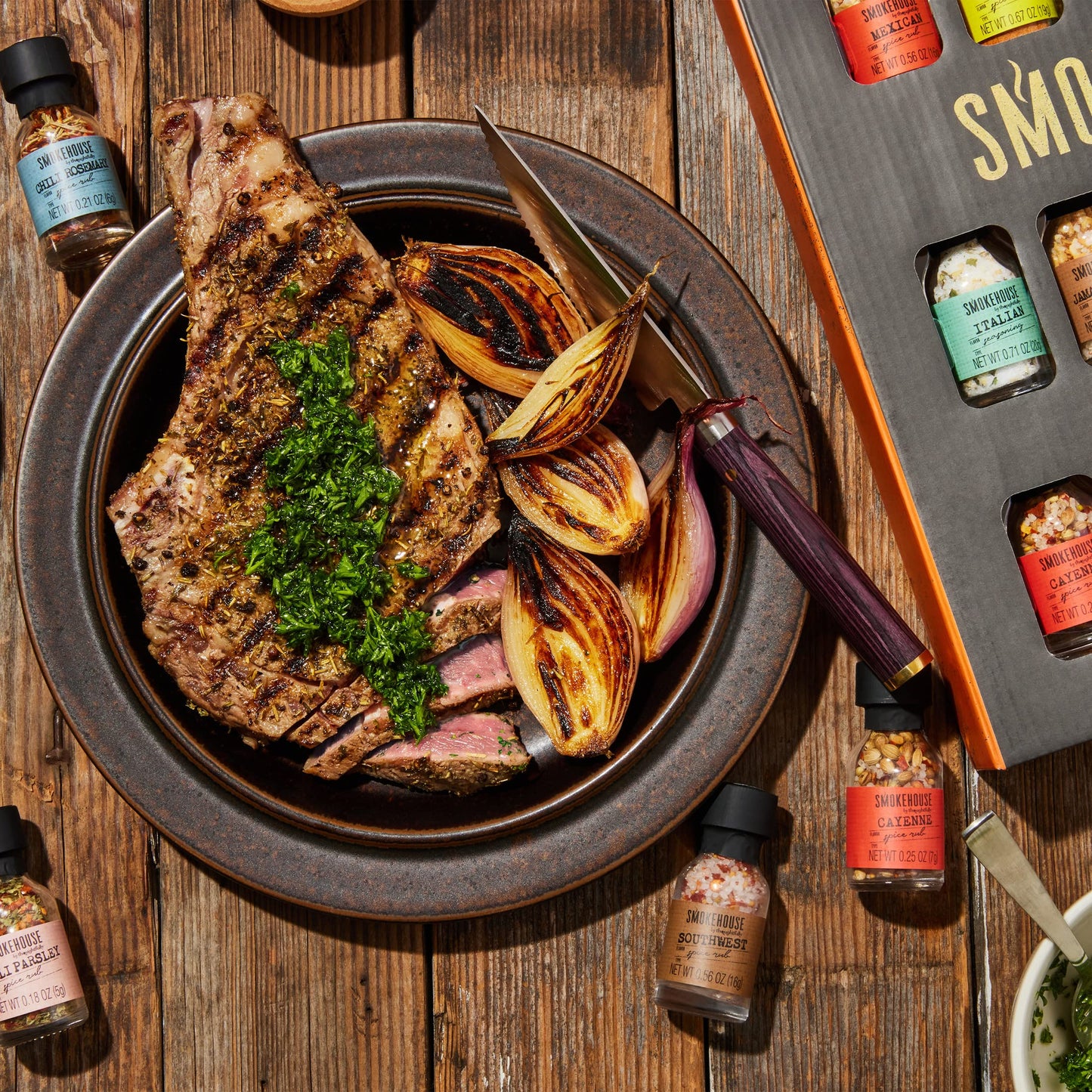 - Smokehouse by Thoughtfully | Gourmet Ultimate Grilling Spice Set -