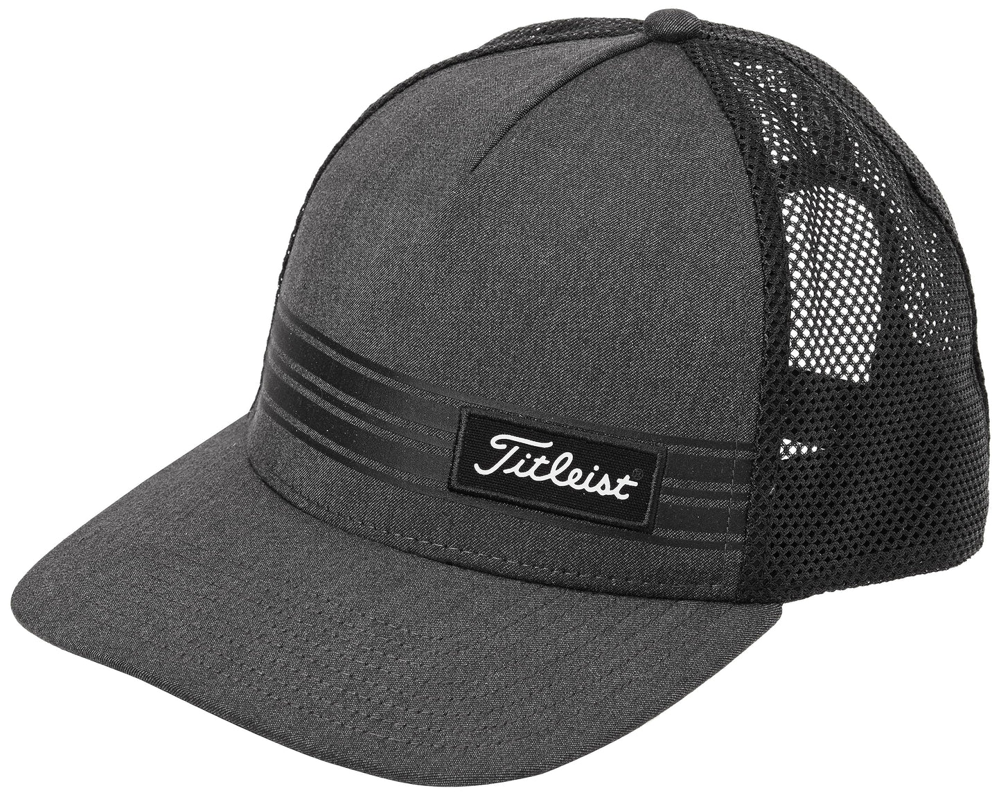 - Titleist Surf Stripe Laguna Cap | Heather Grey/Black -