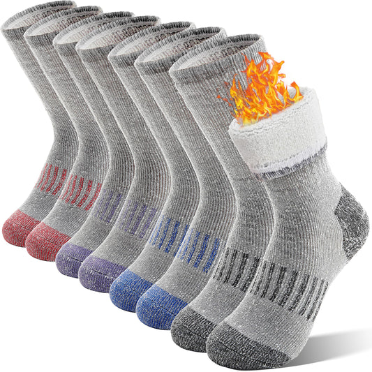 - Sandsuced Kids Merino Wool Walking Socks | Girls Boys | Winter Thermal Warm -