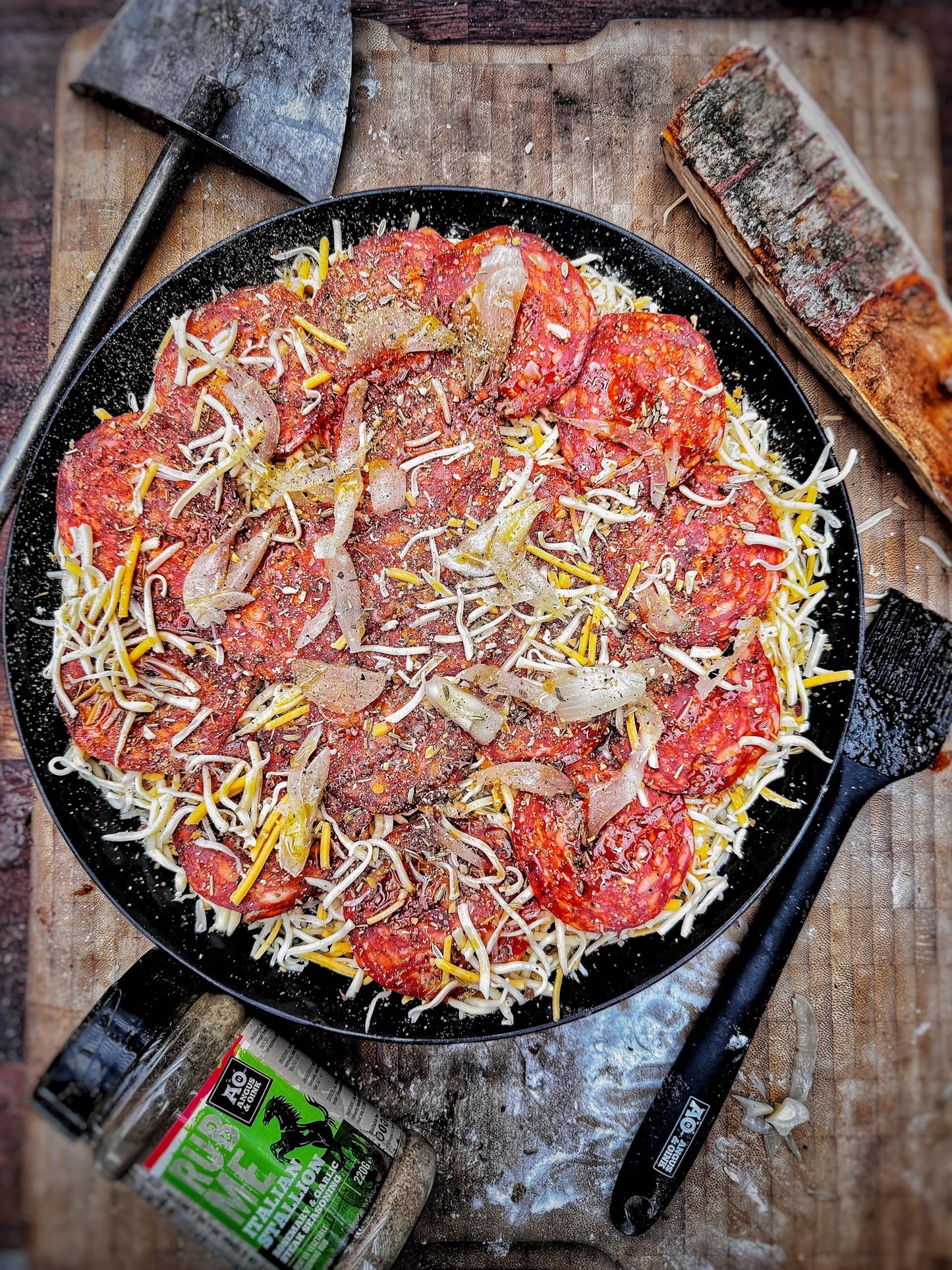 Angus & Oink Rub Me Italian Stallion BBQ Seasoning 200g