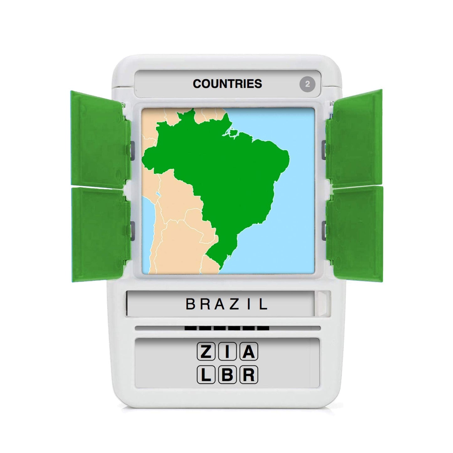 100 PICS Countries of The World Travel Game – Learn 100 Countries with Slide Reveal Cards