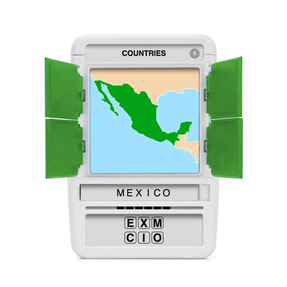 100 PICS Countries of The World Travel Game – Learn 100 Countries with Slide Reveal Cards