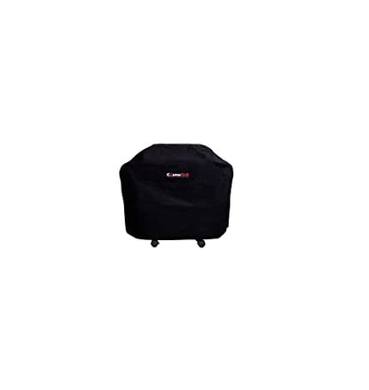 CosmoGrill Premium Black 7 Gas Burner 6+1 Barbecue Grill with Waterproof Cover, Stainless Steel Ceramic Searer, Built-in Temperature Gauge for Home Garden Party Outdoor BBQ Cooking