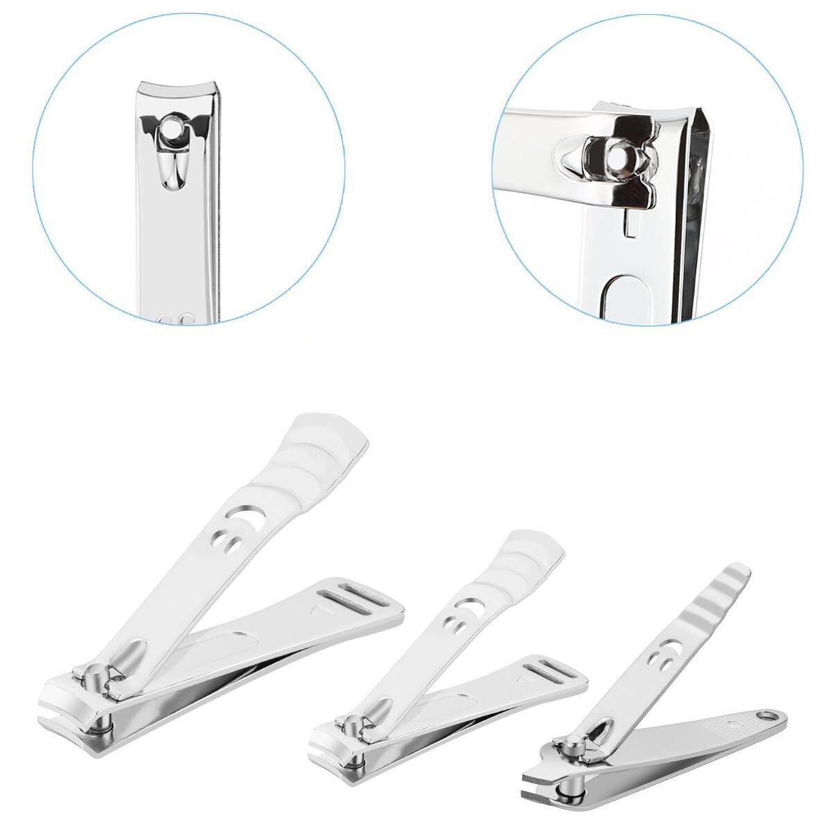12 Piece Stainless Steel Manicure Pedicure, Cuticle Cutter Nail Clipper Gift set