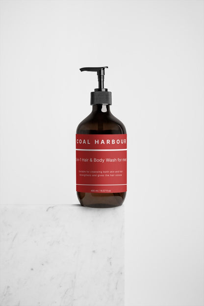 2-in-1 Luxury Hair & Body Wash for Men 490ml