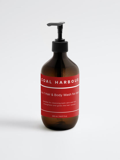 2-in-1 Luxury Hair & Body Wash for Men 490ml