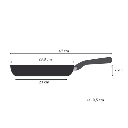 - Tefal | Stone Strength Aluminium Non Stick 28cm Frying Pan | Reinforced with Titanium Particles | Induction Compatible -