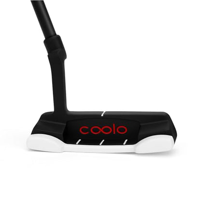 COOLO Graphite Golf Putter for Arc Putting Stroke, More Feel for Long Putts, Improve Putting Consistency and Accuracy, 33/34/35 inch, Right&Left Handed.(Blade, 35”, LH)