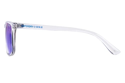 - Superdry SDS SHOCKWAVE Sunglasses 153 | Crystal Blue/Blue Mirror -