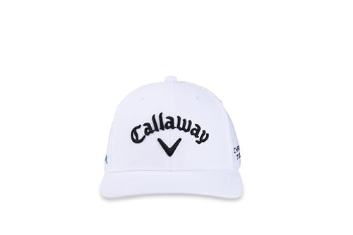 Callaway Golf Mens Tour Authentic Hat - Ai Smoke Cap, White, M EU