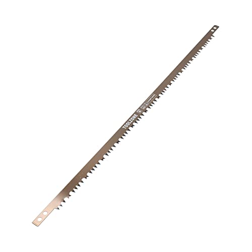 24” Heavy Duty Bow Saw Wood Logs Trees Branches Finger Guard + 6 Blades