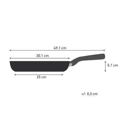 - Tefal | Titanium Stone Strength Frying Pan 30cm | High-Performance Non-Stick Coating | Metal Spatula Safe -