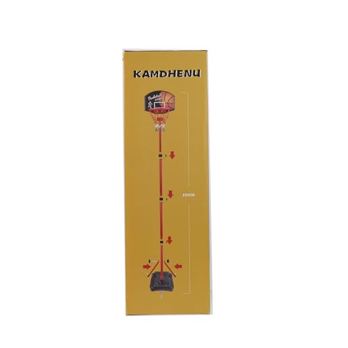 Basketball Hoop, KAMDHENU Kids Toy Basketball Hoop with Darts Target 2 in 1 with Height-Adjustable 3.2ft-6.2ft, Portable Basketball Hoop Indoor and Outdoor Activities for Kids Age 3-8