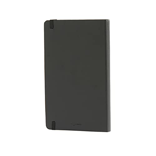 Amazon Basics Classic Notebook, Large, Ruled, Black