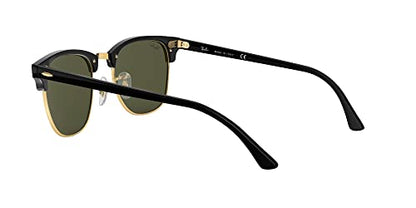 - Ray-Ban Clubmaster Rectangular Sunglasses | Black -