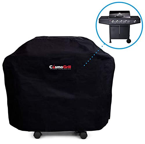 CosmoGrill 4+1 Series Gas BBQ with Side Barbecue Burner and Storage (4+1 BBQ with Cover)