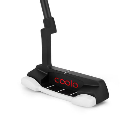 COOLO Graphite Golf Putter for Arc Putting Stroke, More Feel for Long Putts, Improve Putting Consistency and Accuracy, 33/34/35 inch, Right&Left Handed.(Blade, 35”, LH)