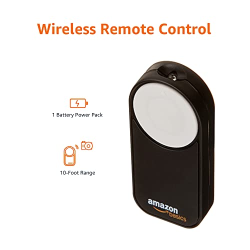Amazon Basics Wireless Remote Control for Canon Cameras EOS 650D / 600D / 550D/ 500D / 400D / 350D / 5D Mark II / 7D, 0.385oz, Black