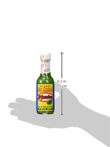 - El Yucateco Salsa Picante de Green Chile Habanero Hot Sauce | 120ml -
