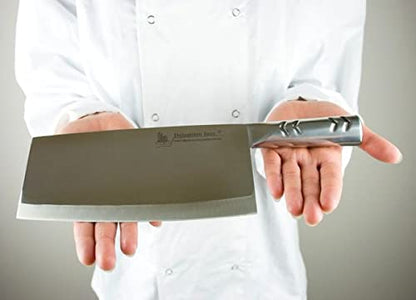 Chinese Chef Knife 8" Deluxe for Asian Cuisine by Dolomiten INOX