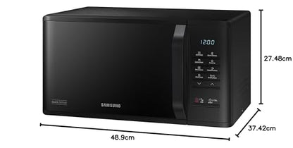 - Samsung MS23K3513AK Solo Microwave | 23 Litre |  Black -