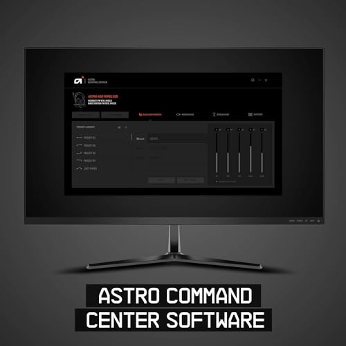 ASTRO Gaming A50 Wireless Headset + Gaming Charging Station, 4th Gen, Dolby, Balancing Gaming Sound and Voice, 2.4 GHz Wireless Connection, PS5 (HDMI adapter required), PS4, PC, Mac - Black