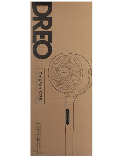 - Dreo Smart Pedestal Fan with Remote | PolyFan 513S | 43'' Quiet Standing Fan -
