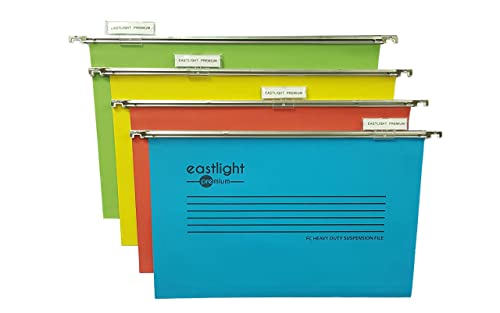 - Eastlight Premium Suspension Files [ Pack 25 ] | Foolscap | Filing Cabinet -