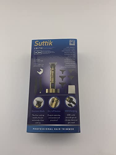 - Suttik Mens Hair Clippers | Cordless Professional Hair Trimmer | Comes With Charging Dock Beard Trimmer Haircut & Grooming Kit for Men -