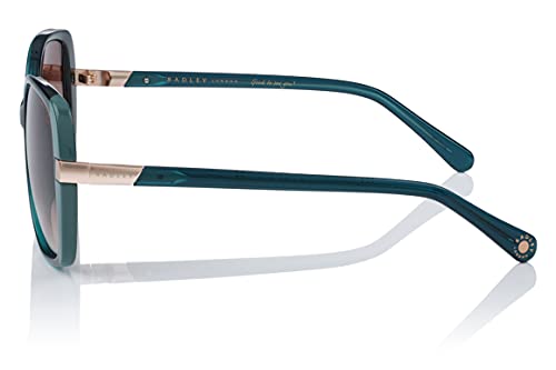 - RADLEY MORWENNA Women's Sunglasses | 107 Gloss Crystal Green/Brown Gradient | 57/17/140 -